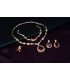 SET335 - Red Gemstone Necklace Set